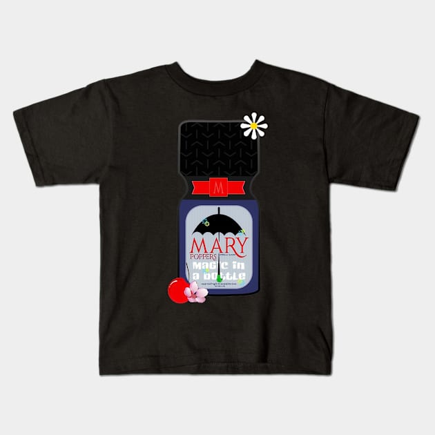 Magic In a Bottle Kids T-Shirt by GALER